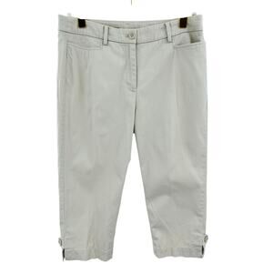 Talbots Petite The Perfect Skimmer Capris | Beige Tan Size‎ 8P